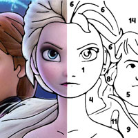 Color By Number With Hello Kitty - Free Mobile Game Online - yiv.com